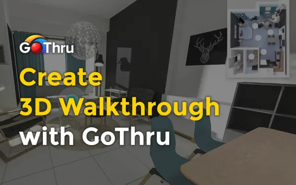 Create 3D Walkthrough from Your 360 Panorama Images with GoThru